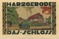 Harzgerode - Stadt - 7.7.1921 - 75 Pfennig 