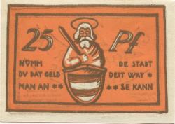 Haselünne - Stadt - 1.7.1921 - 25 Pfennig