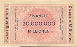 Hattingen - Henschel & Sohn, Abteilung Henrichshütte - 1.9.1923 - 31.10.1923 - 20 Millionen Mark 