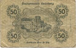 Heidelberg - Stadt - 1.7.1917 - 50 Pfennig