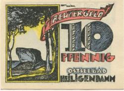 Heiligendamm (heute: Doberan (Bad)) - Badeverwaltung - - 15.2.1922 - 10 Pfennig 