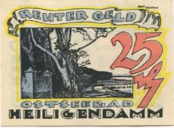 Heiligendamm (heute: Doberan (Bad)) - Badeverwaltung - - 15.2.1922 - 25 Pfennig