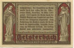 Heisterbach (heute: Königswinter) - Hermanns, Direktor Klostermuseumsverwaltung - 1.11.1921 - 50 Pfennig