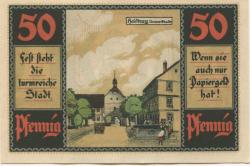 Heldburg (heute: Colberg (Bad)) - Stadt - 1921 - 50 Pfennig