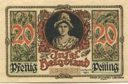 Helgoland - Spar- und Leihkasse - April 1921 - 20 Pfennig