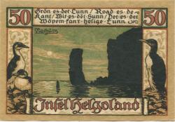 Helgoland - Spar- und Leihkasse - April 1921 - 50 Pfennig