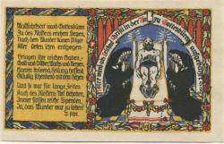 Helmarshausen (heute: Karlshafen (Bad)) - 15.5.1921 - 1.3.1922 - 50 Pfennig 