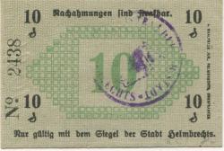 Helmbrechts - Stadt - 10.4.1917 - 10 Pfennig