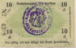 Helmbrechts - Stadt - 10.4.1917 - 10 Pfennig