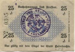 Helmbrechts - Stadt - 10.4.1917 - 25 Pfennig