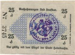 Helmbrechts - Stadt - 10.4.1917 - 25 Pfennig