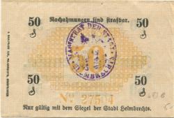 Helmbrechts - Stadt - 10.4.1917 - 50 Pfennig
