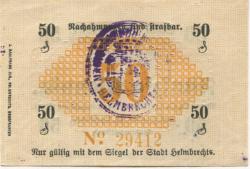 Helmbrechts - Stadt - 10.4.1917 - 50 Pfennig