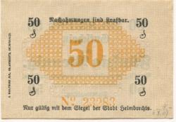 Helmbrechts - Stadt - 10.4.1917 - 50 Pfennig