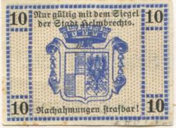 Helmbrechts - Stadt - -- - 10 Pfennig