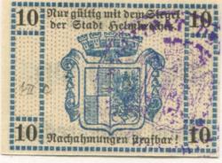 Helmbrechts - Stadt - -- - 10 Pfennig