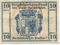 Helmbrechts - Stadt - -- - 10 Pfennig