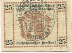 Helmbrechts - Stadt - -- - 25 Pfennig