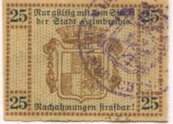 Helmbrechts - Stadt - -- - 25 Pfennig