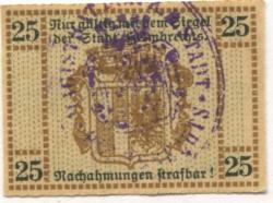 Helmbrechts - Stadt - -- - 25 Pfennig