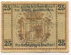 Helmbrechts - Stadt - -- - 25 Pfennig
