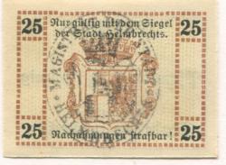 Helmbrechts - Stadt - -- - 25 Pfennig