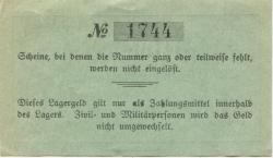 Helmstedt - Offizier-Gefangenenlager- -- - 1 Mark