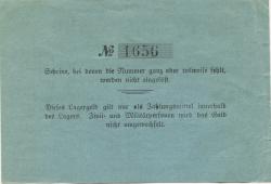 Helmstedt - Offizier-Gefangenenlager- -- - 2 Mark