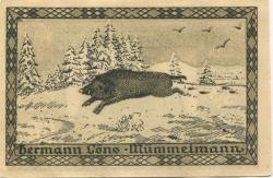 Hemdingen - Gemeinde - - 31.12.1922 - 75 Pfennig