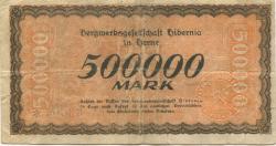 Herne - Bergwerksgesellschaft Hibernia - August 1923 - 500000 Mark