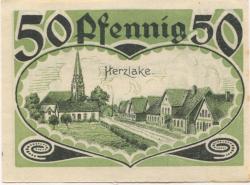 Herzlake - K. K. V. (Katholischer Kaufmanns-Verein) - 1.10.1921 - 50 Pfennig