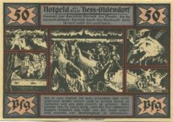 Hessisch Oldendorf - Gemeinde - 1.10.1921 - 50 Pfennig 