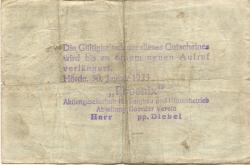 Hoerde (heute Dortmund) - Phoenix AG für Bergbau und Hüttenbetrieb, Abteilung Hoerder Verein - 30.1.1923 - 500 Mark 