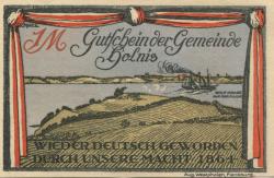 Holnis (heute: Glücksburg) - Gemeinde - 14.3.1920 - 1 Mark 