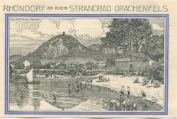 Honnef - Verkehrsvereine Bad Honnef  und Rhöndorf - 1.10.1921 - 50 Pfennig 