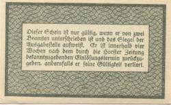 Horst - Sparkasse der Gemeinde - 1.5.1917 - 10 Pfennig