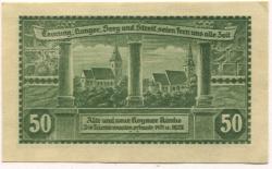 Hoym (heute: Seeland) - Stadt - 17.5.1921 - 50 Pfennig