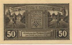 Hoym (heute: Seeland) - Stadt - 17.5.1921 - 50 Pfennig 