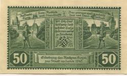 Hoym (heute: Seeland) - Stadt - 17.5.1921 - 50 Pfennig 