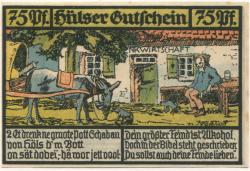 Hüls (heute: Krefeld) - Gemeinde - 1.11.1921 - 75 Pfennig