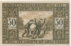 Husby - Gemeinde - - 15.12.1921 - 50 Pfennig