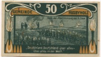 Husbyholz (heute: Husby) - Gemeinde - 1.7.1921 - 31.12.1921 - 50 Pfennig