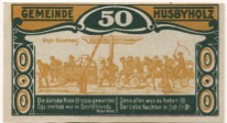 Husbyholz (heute: Husby) - Gemeinde - 1.7.1921 - 31.12.1921 - 50 Pfennig
