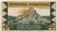 Husbyholz (heute: Husby) - Gemeinde - 1.7.1921 - 31.12.1921 - 50 Pfennig