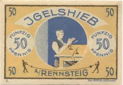 Igelshieb (heute: Neuhaus) - Gemeinde - 1.4.1921 - 50 Pfennig 