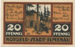 Ilmenau - Stadt - 1.1.1921 - 20 Pfennig 