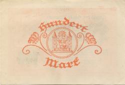 Ilmenau - Stadt - 13.10.1922 - 100 Mark 