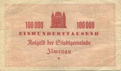 Ilmenau - Stadt - 14.8.1923 - 100000 Mark 