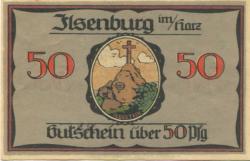 Ilsenburg - Gemeinde - 1.11.1920 - 31.12.1921 - 50 Pfennig 