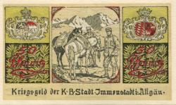 Immenstadt - Stadt - 1.4.1918 - 50 Pfennig 